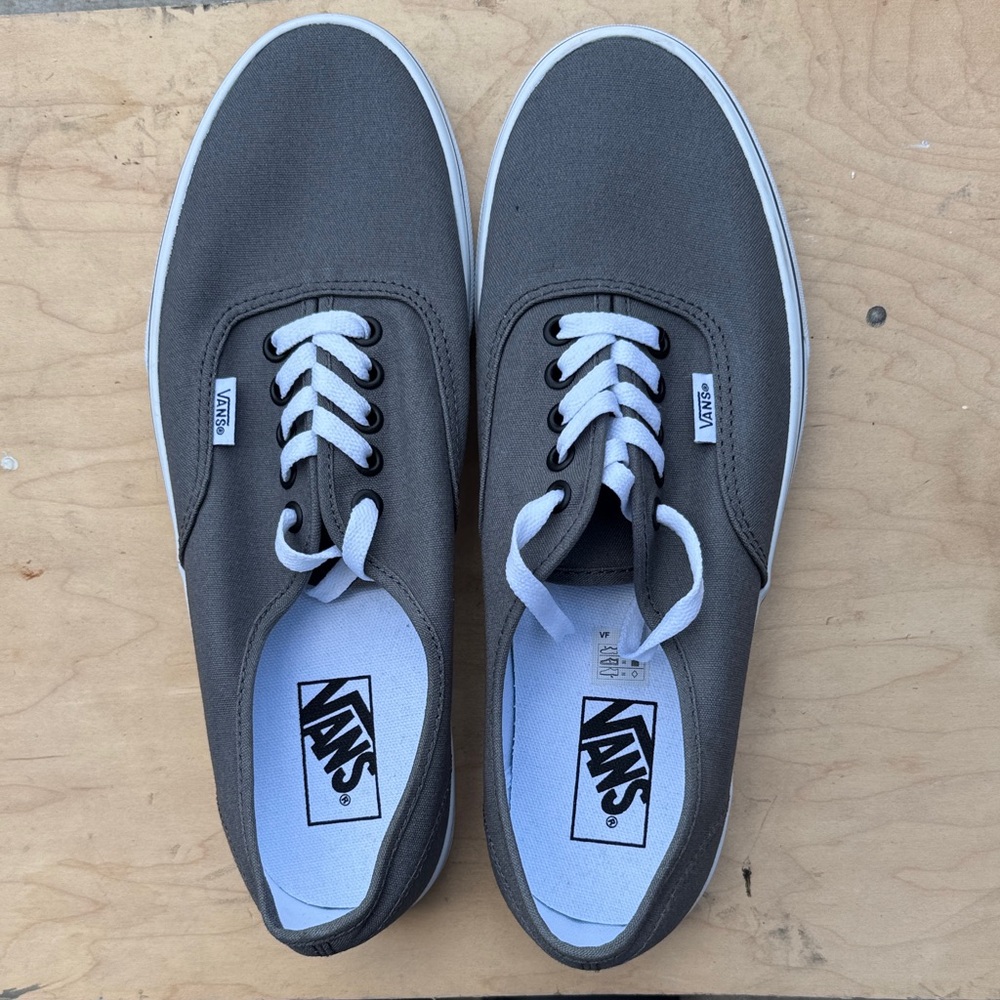 Vans Men's Charcoal Canvas Sneakers